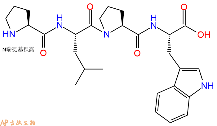 专肽生物产品H2N-Pro-Leu-Pro-Trp-OH