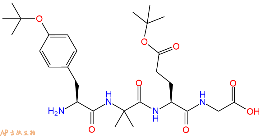 专肽生物产品H2N-Tyr(tBu)-Aib-Glu(OtBu)-Gly-OH