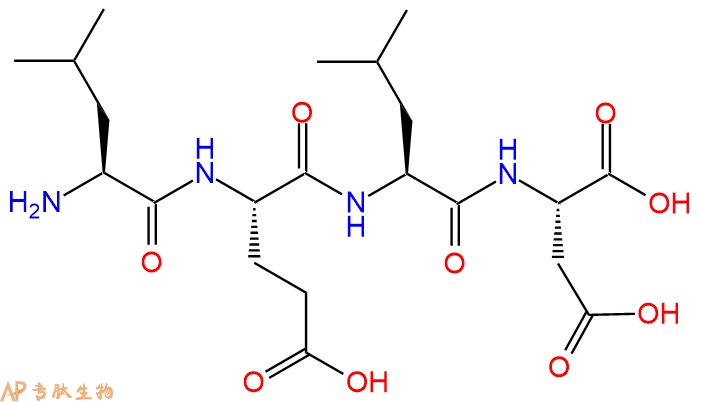 专肽生物产品H2N-Leu-Glu-Leu-Asp-OH