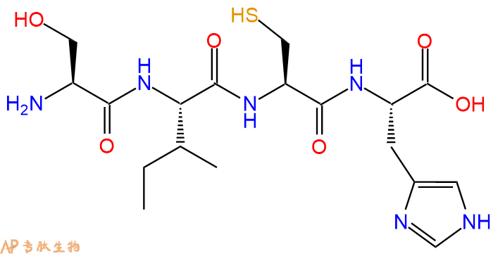 专肽生物产品H2N-Ser-Ile-Cys-His-OH