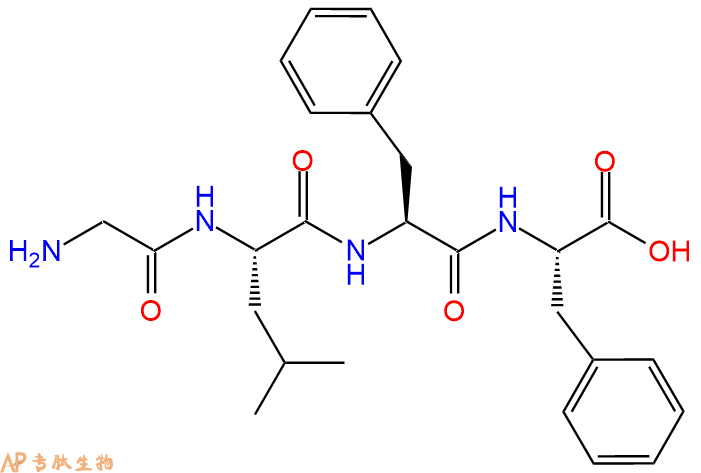 专肽生物产品H2N-Gly-Leu-Phe-Phe-OH