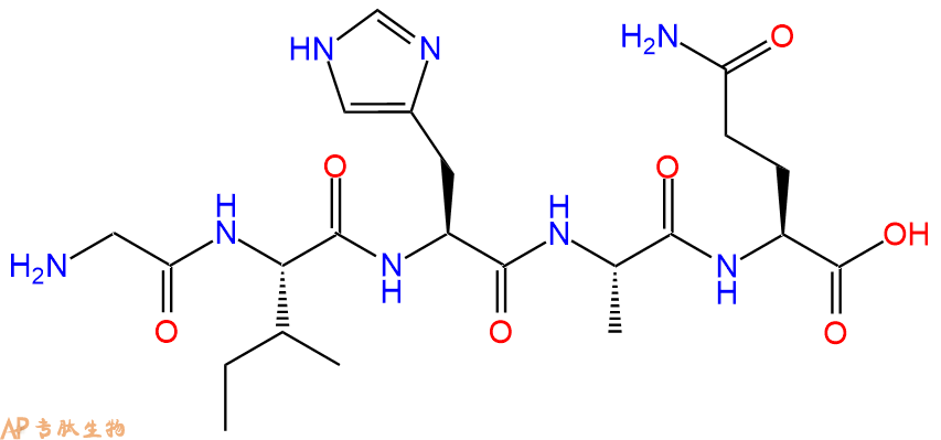 专肽生物产品H2N-Gly-Ile-His-Ala-Gln-OH
