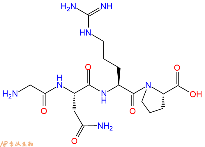专肽生物产品H2N-Gly-Asn-Arg-Pro-OH