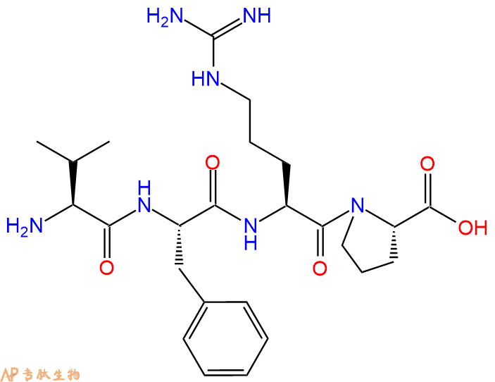 专肽生物产品H2N-Val-Phe-Arg-Pro-OH