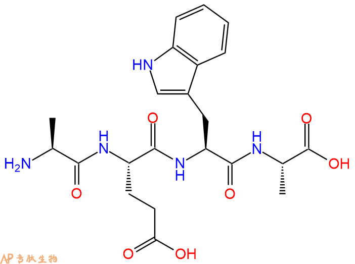 专肽生物产品H2N-Ala-Glu-Trp-Ala-OH
