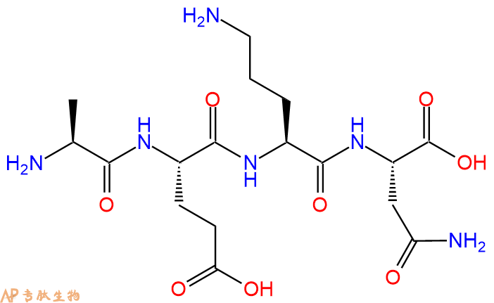 专肽生物产品H2N-Ala-Glu-Orn-Asn-OH