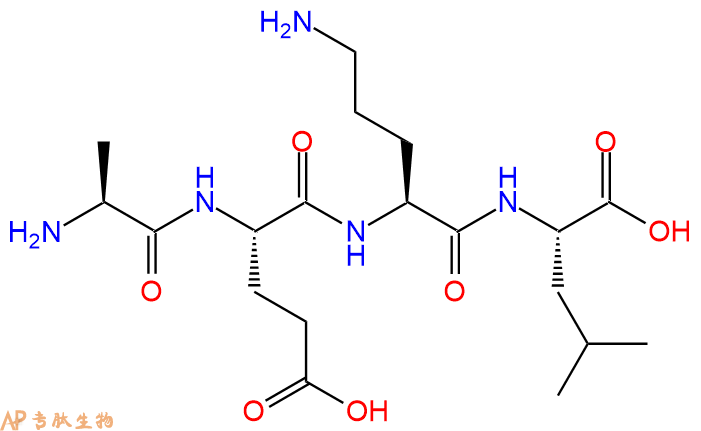 专肽生物产品H2N-Ala-Glu-Orn-Leu-OH