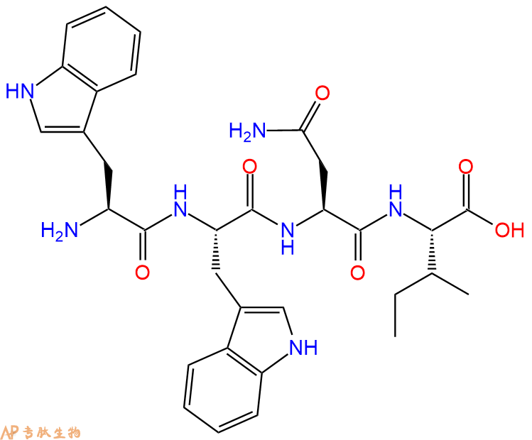 专肽生物产品H2N-Trp-Trp-Asn-Ile-OH