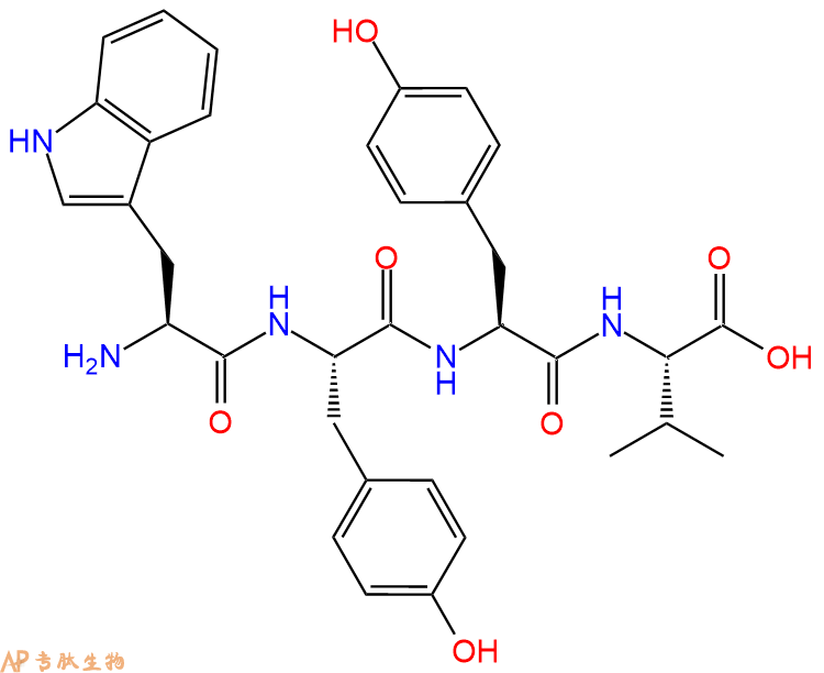 专肽生物产品H2N-Trp-Tyr-Tyr-Val-OH