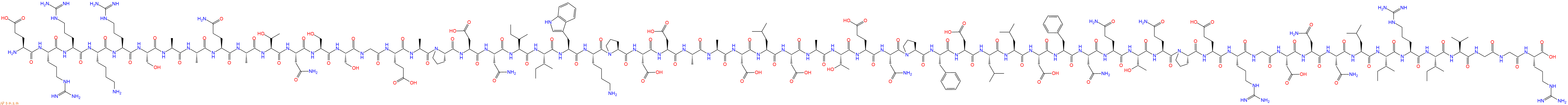 专肽生物产品H2N-Glu-Arg-Arg-Lys-Arg-Ser-Ala-Ala-Gln-Ala-Thr-Asn-Ser-Ser-Gly-Glu-Ala-Pro-Asp-Asn-Ile-Ile-Trp-Lys-Pro-Asp-Asp-Ala-Ala-Asp-Leu-Asp-Ala-Thr-Glu-Asn-Pro-Phe-Asp-Leu-Leu-Asp-Phe-Asn-Gln-Thr-Gln-Pro-Glu-Arg-Gly-Asp-Asn-Asn-Leu-Ile-Arg-Ile-Val-Gly-Gly-Arg-OH