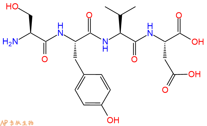 专肽生物产品H2N-Ser-Tyr-Val-Asp-OH