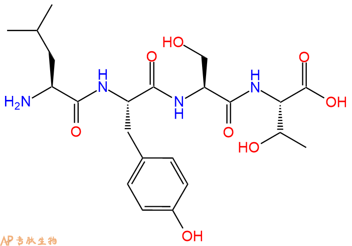 专肽生物产品H2N-Leu-Tyr-Ser-Thr-OH
