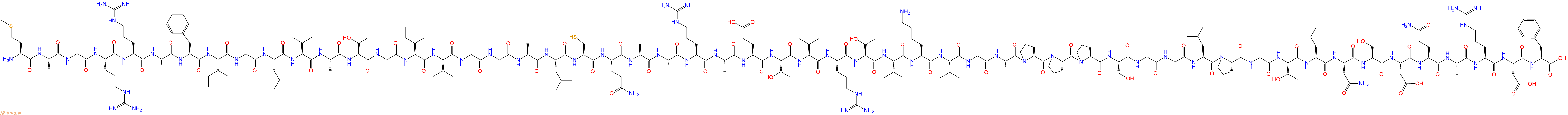 专肽生物产品H2N-Met-Ala-Gly-Arg-Arg-Ala-Phe-Ile-Gly-Leu-Val-Ala-Thr-Gly-Ile-Val-Gly-Gly-Ala-Leu-Cys-Gln-Ala-Ala-Arg-Ala-Glu-Thr-Val-Arg-Thr-Ile-Lys-Ile-Gly-Ala-Pro-Pro-Pro-Ser-Gly-Gly-Leu-Pro-Gly-Thr-Leu-Asn-Ser-Asp-Gln-Ala-Arg-Asp-Phe-OH