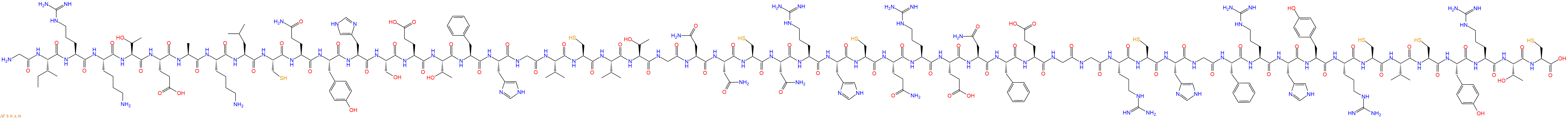 专肽生物产品H2N-Gly-Ile-Arg-Lys-Thr-Glu-Ala-Lys-Leu-Cys-Gln-Tyr-His-Ser-Glu-Thr-Phe-His-Gly-Val-Cys-Val-Thr-Gly-Asn-Asn-Cys-Asn-Arg-His-Cys-Gln-Arg-Glu-Asn-Phe-Glu-Gly-Gly-Arg-Cys-His-Gly-Phe-Arg-His-Tyr-Arg-Cys-Val-Cys-Tyr-Arg-Thr-Cys-OH