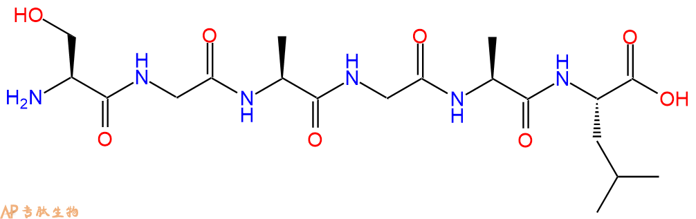 专肽生物产品H2N-Ser-Gly-Ala-Gly-Ala-Leu-OH