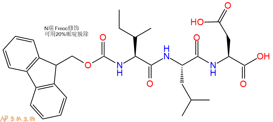 专肽生物产品Fmoc-Ile-Leu-Asp-OH
