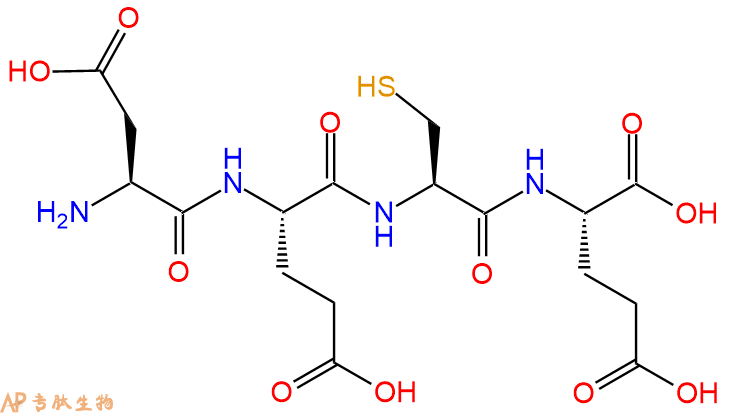 专肽生物产品H2N-Asp-Glu-Cys-Glu-OH