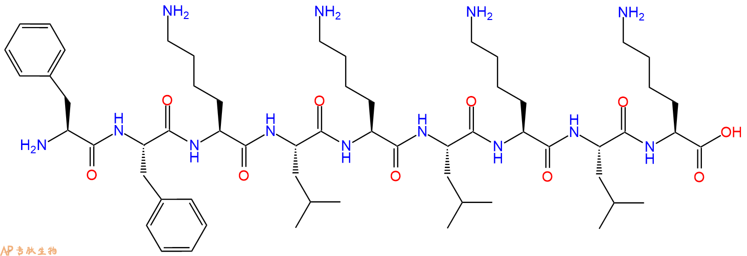 专肽生物产品H2N-Phe-Phe-Lys-Leu-Lys-Leu-Lys-Leu-Lys-OH
