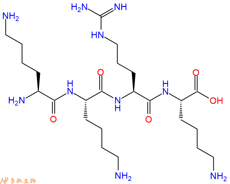 专肽生物产品H2N-Lys-Lys-Arg-Lys-OH