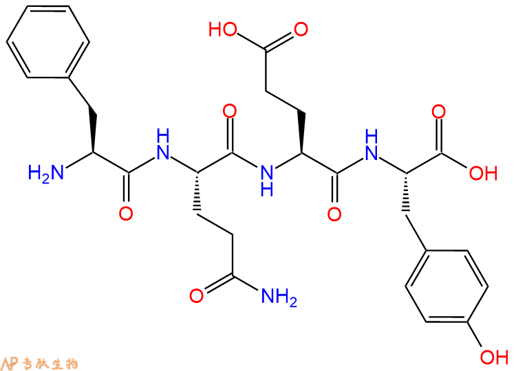 专肽生物产品H2N-Phe-Gln-Glu-Tyr-OH