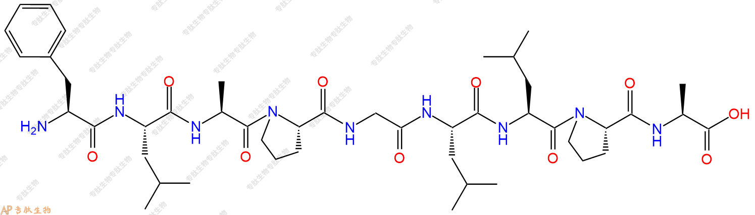 专肽生物产品H2N-Phe-Leu-Ala-Pro-Gly-Leu-Leu-Pro-Ala-OH