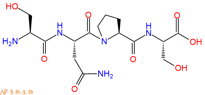 专肽生物产品H2N-Ser-Asn-Pro-Ser-OH