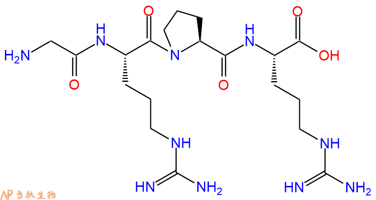 专肽生物产品H2N-Gly-Arg-Pro-Arg-OH