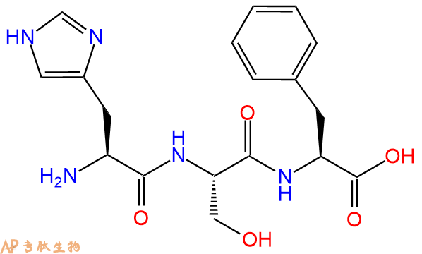 专肽生物产品H2N-His-Ser-Phe-OH