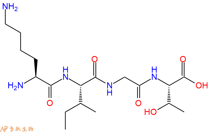 专肽生物产品H2N-Lys-Ile-Gly-Thr-OH