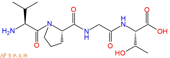 专肽生物产品H2N-Val-Pro-Gly-Thr-OH