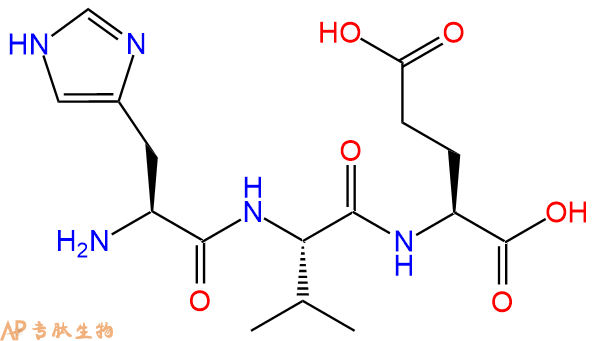 专肽生物产品H2N-His-Val-Glu-OH