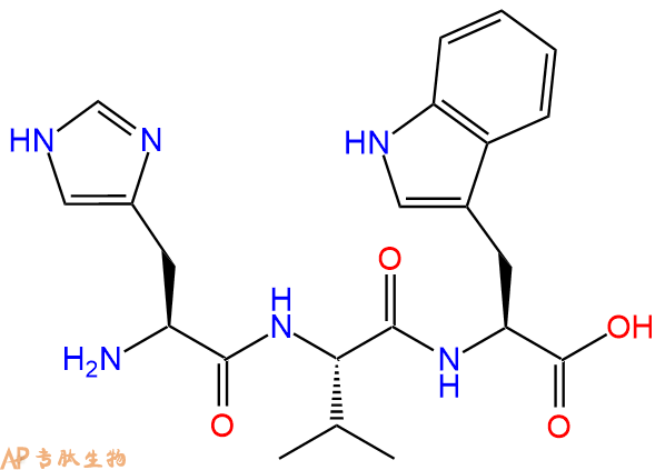 专肽生物产品H2N-His-Val-Trp-OH