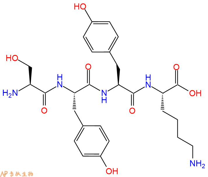 专肽生物产品H2N-Ser-Tyr-Tyr-Lys-OH