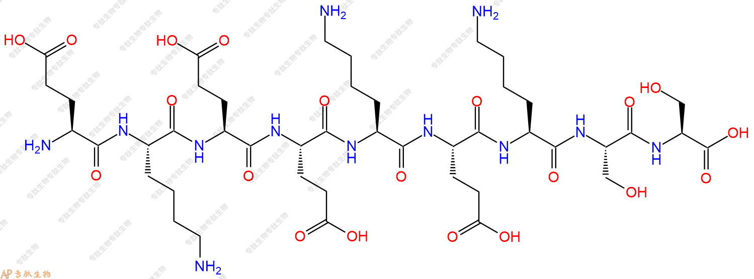 专肽生物产品H2N-Glu-Lys-Glu-Glu-Lys-Glu-Lys-Ser-Ser-OH