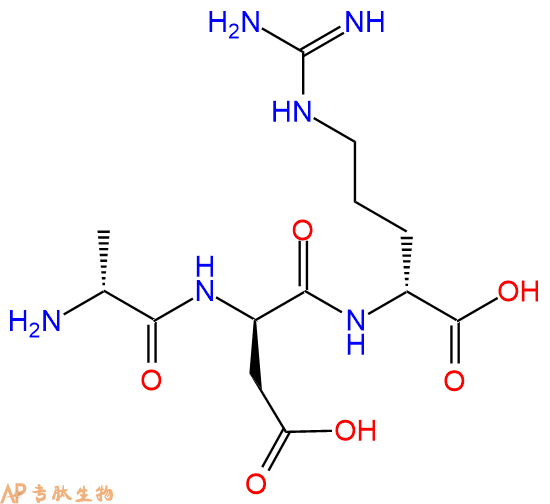 专肽生物产品H2N-DAla-DAsp-DArg-OH