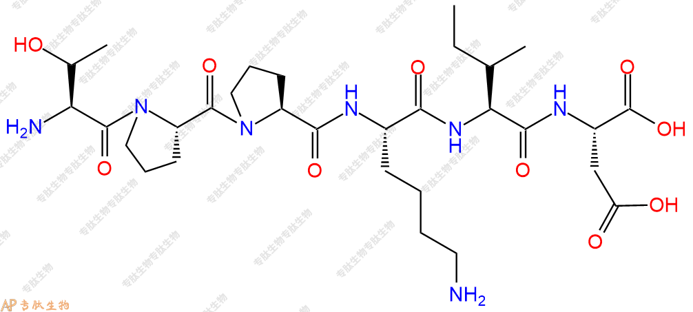 专肽生物产品H2N-Thr-Pro-Pro-Lys-Ile-Asp-OH