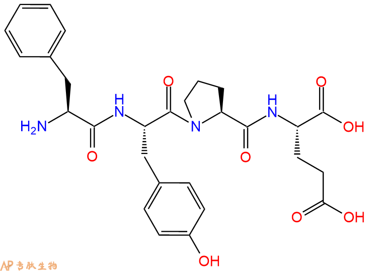 专肽生物产品H2N-Phe-Tyr-Pro-Glu-OH