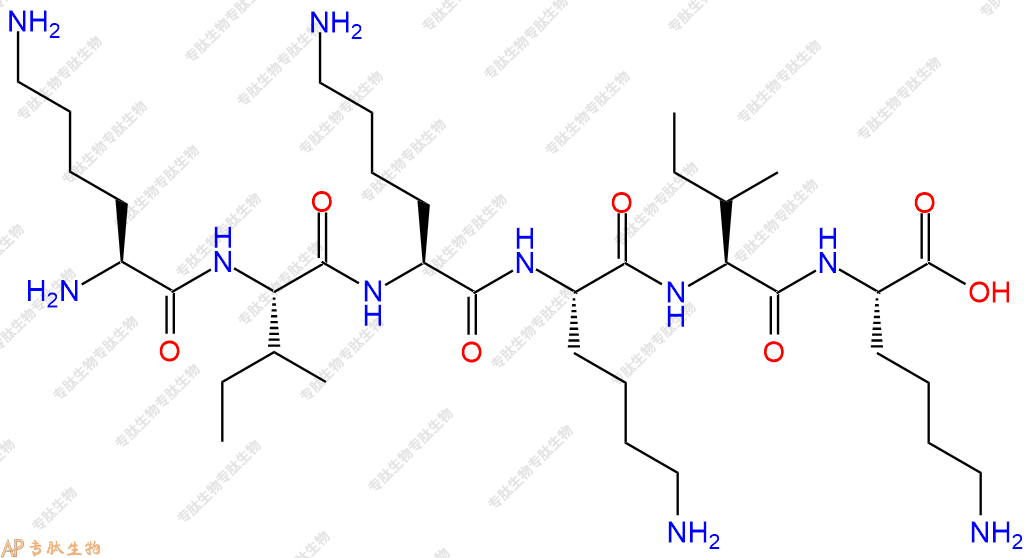 专肽生物产品H2N-Lys-Ile-Lys-Lys-Ile-Lys-OH