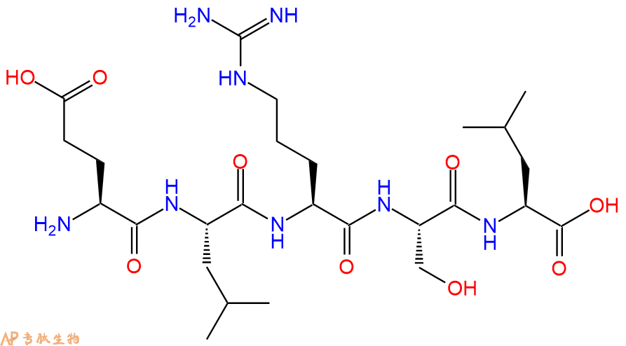 专肽生物产品H2N-Glu-Leu-Arg-Ser-Leu-OH