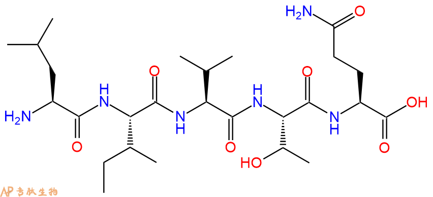 专肽生物产品H2N-Leu-Ile-Val-Thr-Gln-OH
