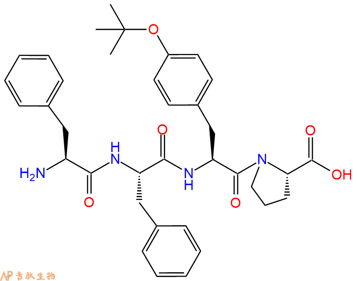 专肽生物产品H2N-Phe-Phe-Tyr(tBu)-Pro-OH