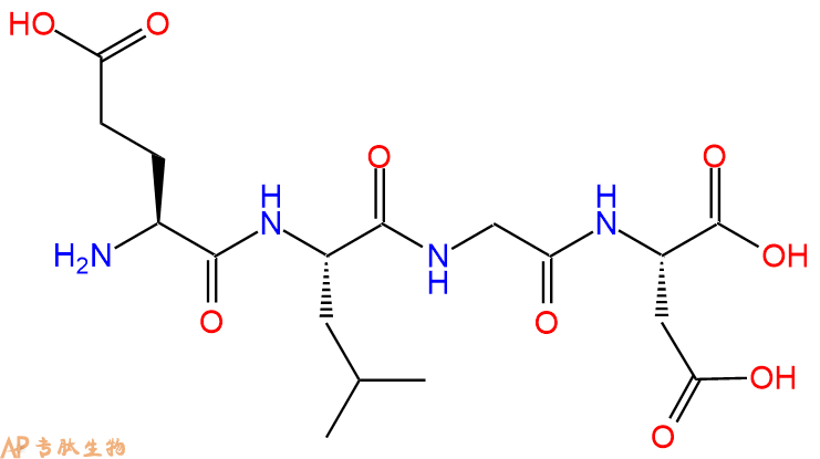 专肽生物产品H2N-Glu-Leu-Gly-Asp-OH