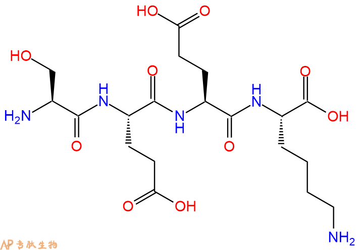 专肽生物产品H2N-Ser-Glu-Glu-Lys-OH