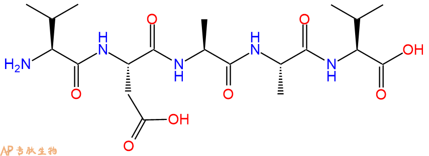 专肽生物产品H2N-Val-Asp-Ala-Ala-Val-OH