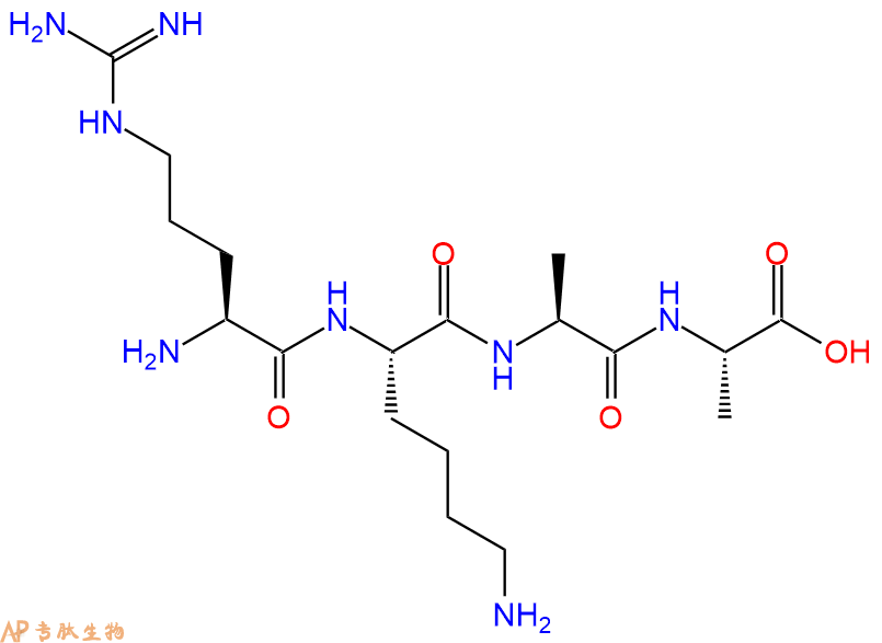 专肽生物产品H2N-Arg-Lys-Ala-Ala-OH