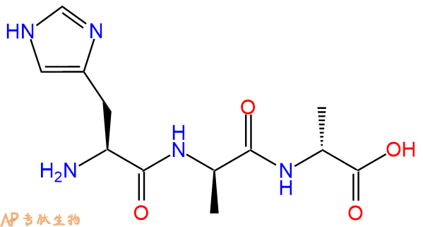 专肽生物产品H2N-His-DAla-DAla-OH