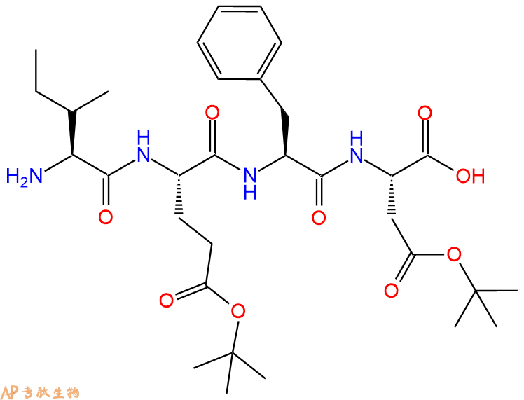 专肽生物产品H2N-Ile-Glu(OtBu)-Phe-Asp(OtBu)-OH