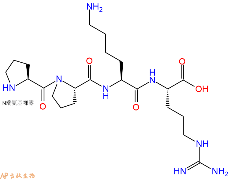 专肽生物产品H2N-Pro-Pro-Lys-Arg-OH