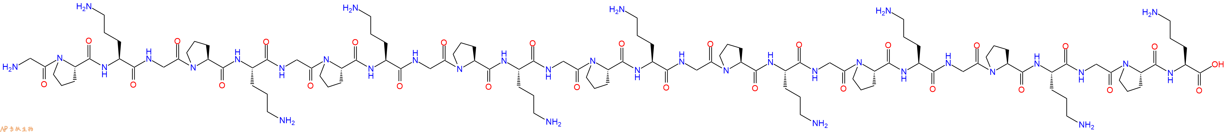 专肽生物产品H2N-Gly-Pro-Orn-Gly-Pro-Orn-Gly-Pro-Orn-Gly-Pro-Orn-Gly-Pro-Orn-Gly-Pro-Orn-Gly-Pro-Orn-Gly-Pro-Orn-Gly-Pro-Orn-OH