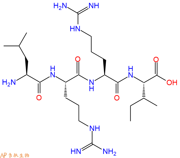 专肽生物产品H2N-Leu-Arg-Arg-Ile-OH